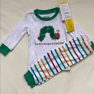 12 mon Very Hungry Caterpillar Jammies